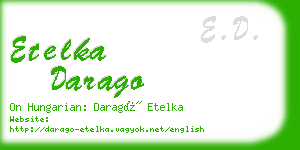 etelka darago business card